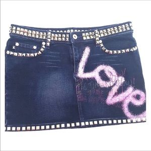 Express Studded Skirt Stretch